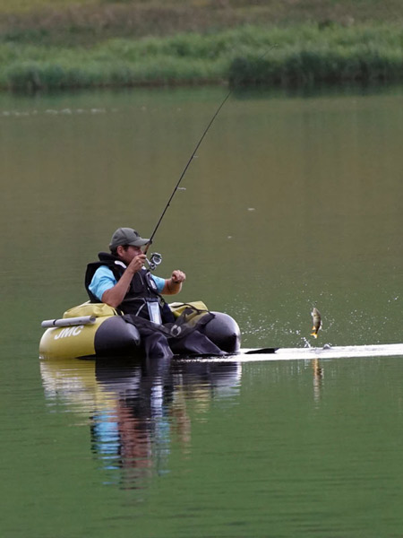 Pêcher en float-tube en Haute Loire